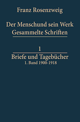 Kartonierter Einband Briefe und Tagebücher von Franz Rosenzweig