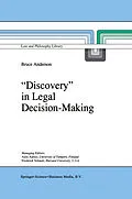 E-Book (pdf) `Discovery' in Legal Decision-Making von B. Anderson