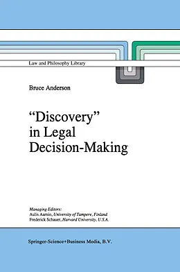E-Book (pdf) `Discovery' in Legal Decision-Making von B. Anderson