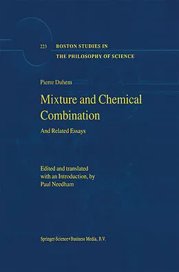 E-Book (pdf) Mixture and Chemical Combination von Pierre Duhem