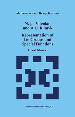 E-Book (pdf) Representation of Lie Groups and Special Functions von N. Ja. Vilenkin, A. U. Klimyk