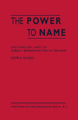 E-Book (pdf) The Power to Name von H. A. Olson