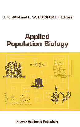 Couverture cartonnée Applied Population Biology de 