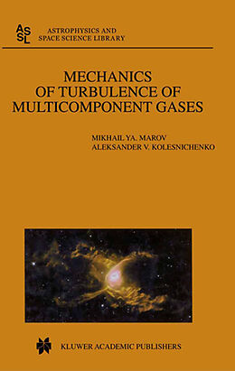 Kartonierter Einband Mechanics of Turbulence of Multicomponent Gases von Aleksander V. Kolesnichenko, Mikhail Ya. Marov