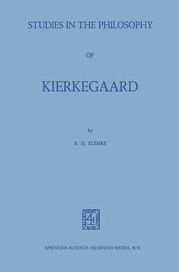 Kartonierter Einband Studies in the Philosophy of Kierkegaard von Na Klemke