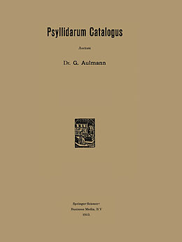 E-Book (pdf) Psyllidarum Catalogus von Dr. G. Aulmann