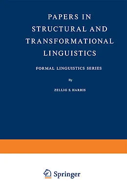 E-Book (pdf) Papers in Structural and Transformational Linguistics von Zellig S. Harris