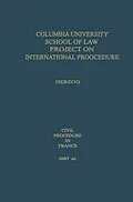 E-Book (pdf) Civil Procedure in France von Peter E. Herzog, Martha Weser, Columbia University
