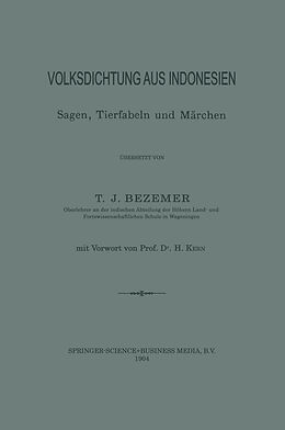 Kartonierter Einband Volksdichtung aus Indonesien von Tammo Jacob Bezemer