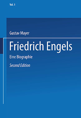 Kartonierter Einband Friedrich Engels von Gustav Mayer