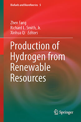 Livre Relié Production of Hydrogen from Renewable Resources de 