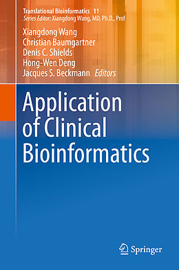 Livre Relié Application of Clinical Bioinformatics de 