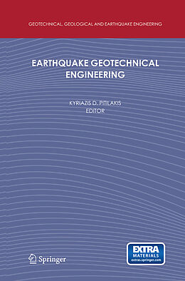 Couverture cartonnée Earthquake Geotechnical Engineering de 