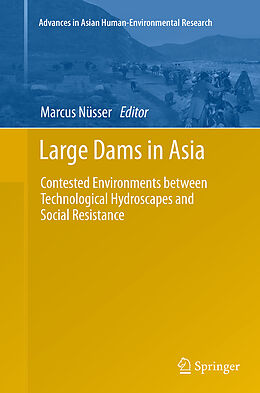 Kartonierter Einband Large Dams in Asia von 