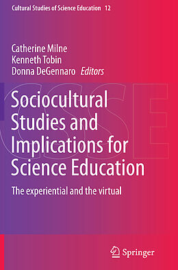 Couverture cartonnée Sociocultural Studies and Implications for Science Education de 