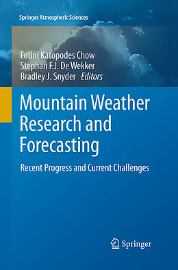 Couverture cartonnée Mountain Weather Research and Forecasting de 