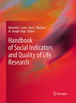 Couverture cartonnée Handbook of Social Indicators and Quality of Life Research de 