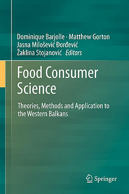 Couverture cartonnée Food Consumer Science de 