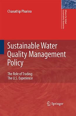 Kartonierter Einband Sustainable Water Quality Management Policy von C. Pharino