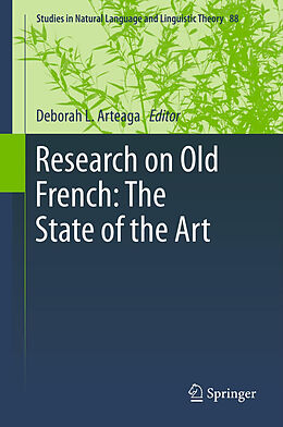 Couverture cartonnée Research on Old French: The State of the Art de 