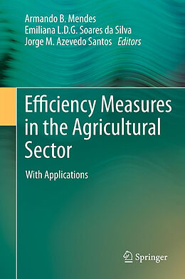 Couverture cartonnée Efficiency Measures in the Agricultural Sector de 