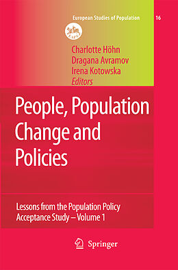 Kartonierter Einband People, Population Change and Policies von 