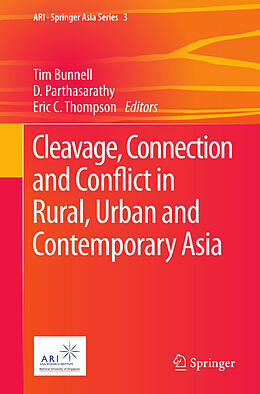 Couverture cartonnée Cleavage, Connection and Conflict in Rural, Urban and Contemporary Asia de 