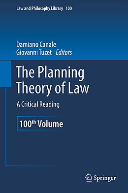 Kartonierter Einband The Planning Theory of Law von 