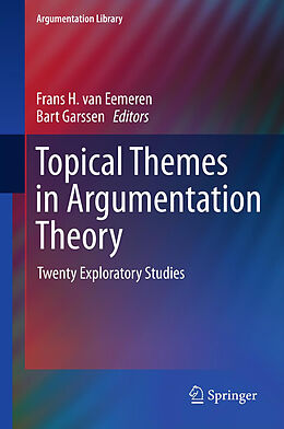 Kartonierter Einband Topical Themes in Argumentation Theory von 