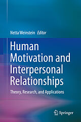 eBook (pdf) Human Motivation and Interpersonal Relationships de Netta Weinstein