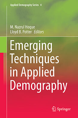 Livre Relié Emerging Techniques in Applied Demography de 