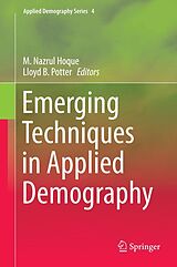 E-Book (pdf) Emerging Techniques in Applied Demography von 