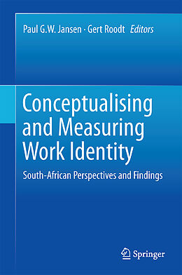 Livre Relié Conceptualising and Measuring Work Identity de 