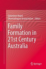 E-Book (pdf) Family Formation in 21st Century Australia von 