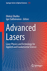 Livre Relié Advanced Lasers de 