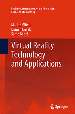 Kartonierter Einband Virtual Reality Technology and Applications von Matja  Mihelj, Samo Begu , Domen Novak