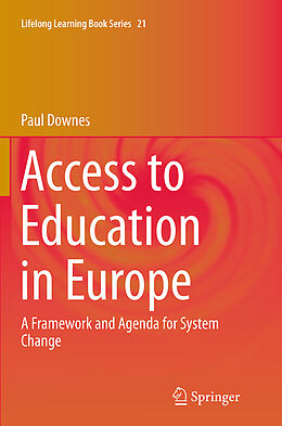 Couverture cartonnée Access to Education in Europe de Paul Downes