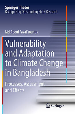 Couverture cartonnée Vulnerability and Adaptation to Climate Change in Bangladesh de Md Aboul Fazal Younus