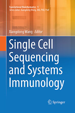 Couverture cartonnée Single Cell Sequencing and Systems Immunology de 