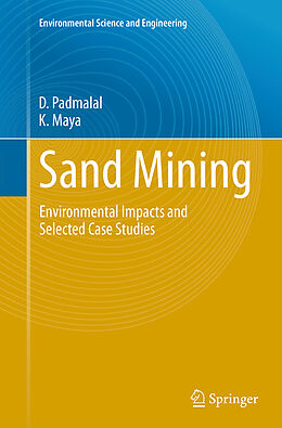 Kartonierter Einband Sand Mining von K. Maya, D. Padmalal