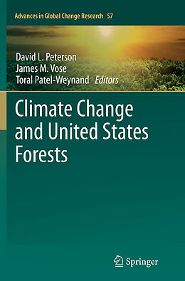 Couverture cartonnée Climate Change and United States Forests de 