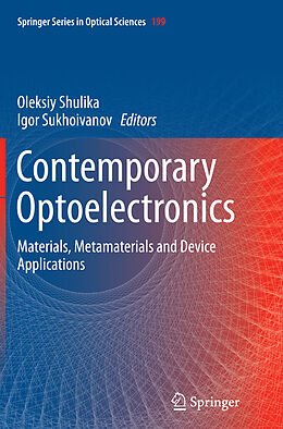 Couverture cartonnée Contemporary Optoelectronics de 