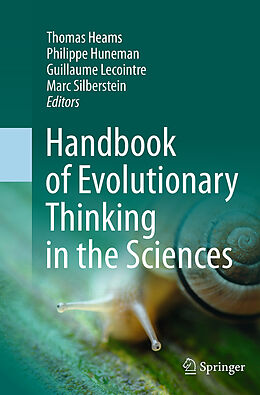 Couverture cartonnée Handbook of Evolutionary Thinking in the Sciences de 