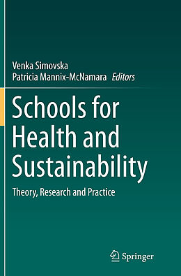 Couverture cartonnée Schools for Health and Sustainability de 