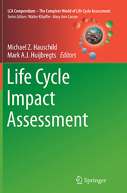 Couverture cartonnée Life Cycle Impact Assessment de 