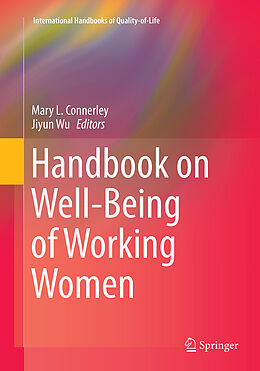 Couverture cartonnée Handbook on Well-Being of Working Women de 