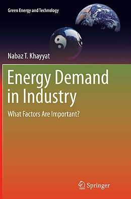 Couverture cartonnée Energy Demand in Industry de Nabaz T Khayyat