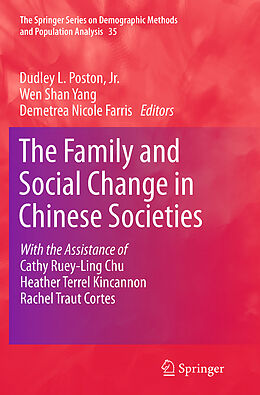 Kartonierter Einband The Family and Social Change in Chinese Societies von 