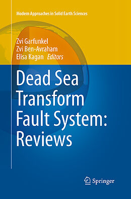 Couverture cartonnée Dead Sea Transform Fault System: Reviews de 