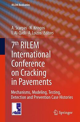 Couverture cartonnée 7th RILEM International Conference on Cracking in Pavements de 